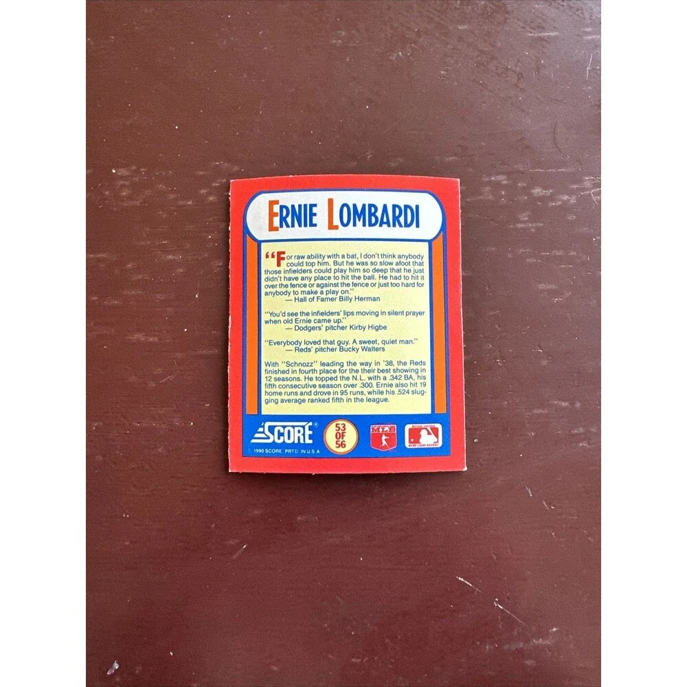 1989 Score Magic Motion MLB MVP Cards Lot of 4 – Hologram Baseball Set Vintage